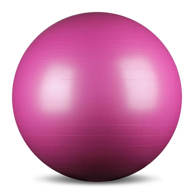 Pelota de Gimnasia Anti-Estallido + Bomba INDIGO 85 cm Púrpura