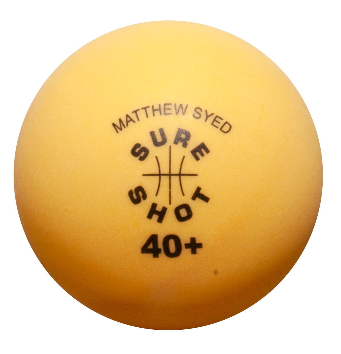 Sure Shot Matthew Syed Superior Table Tennis Balls (Yellow) 2/2