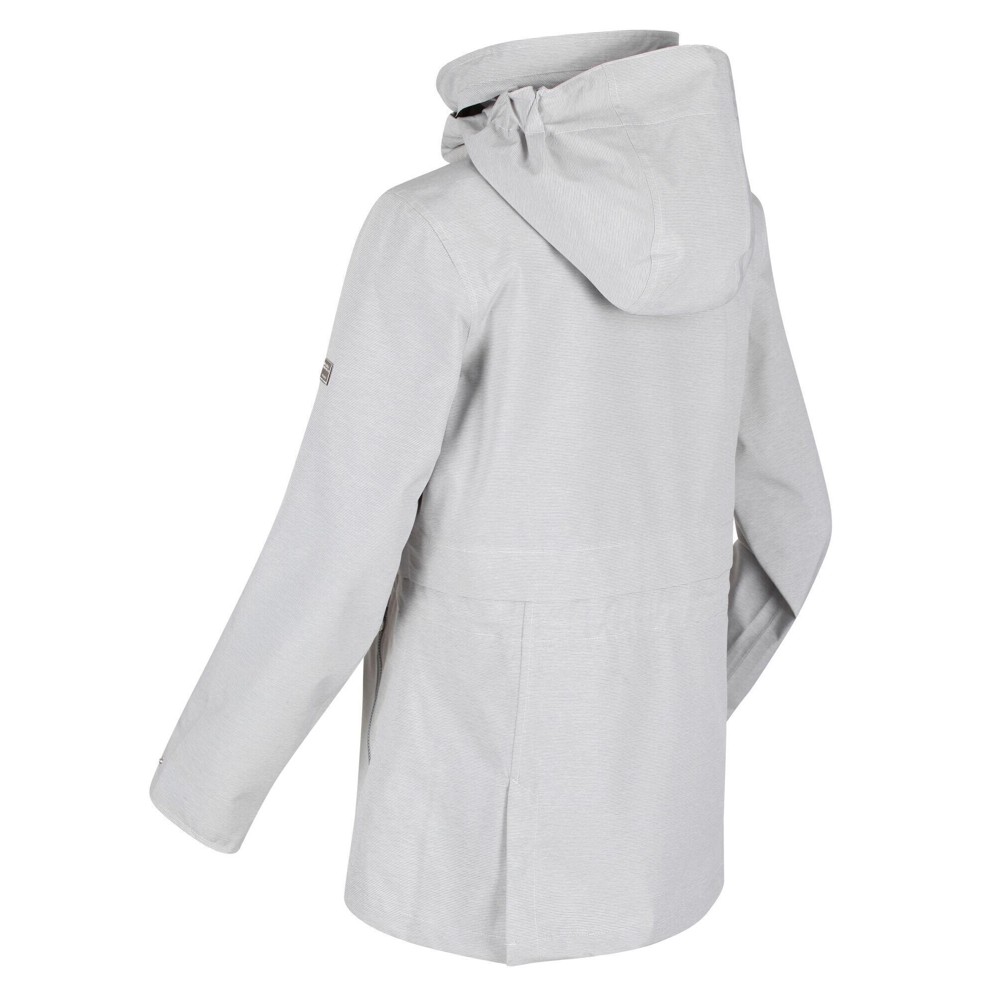 Womens/Ladies Nadira Waterproof Jacket (Silver Grey) 3/5