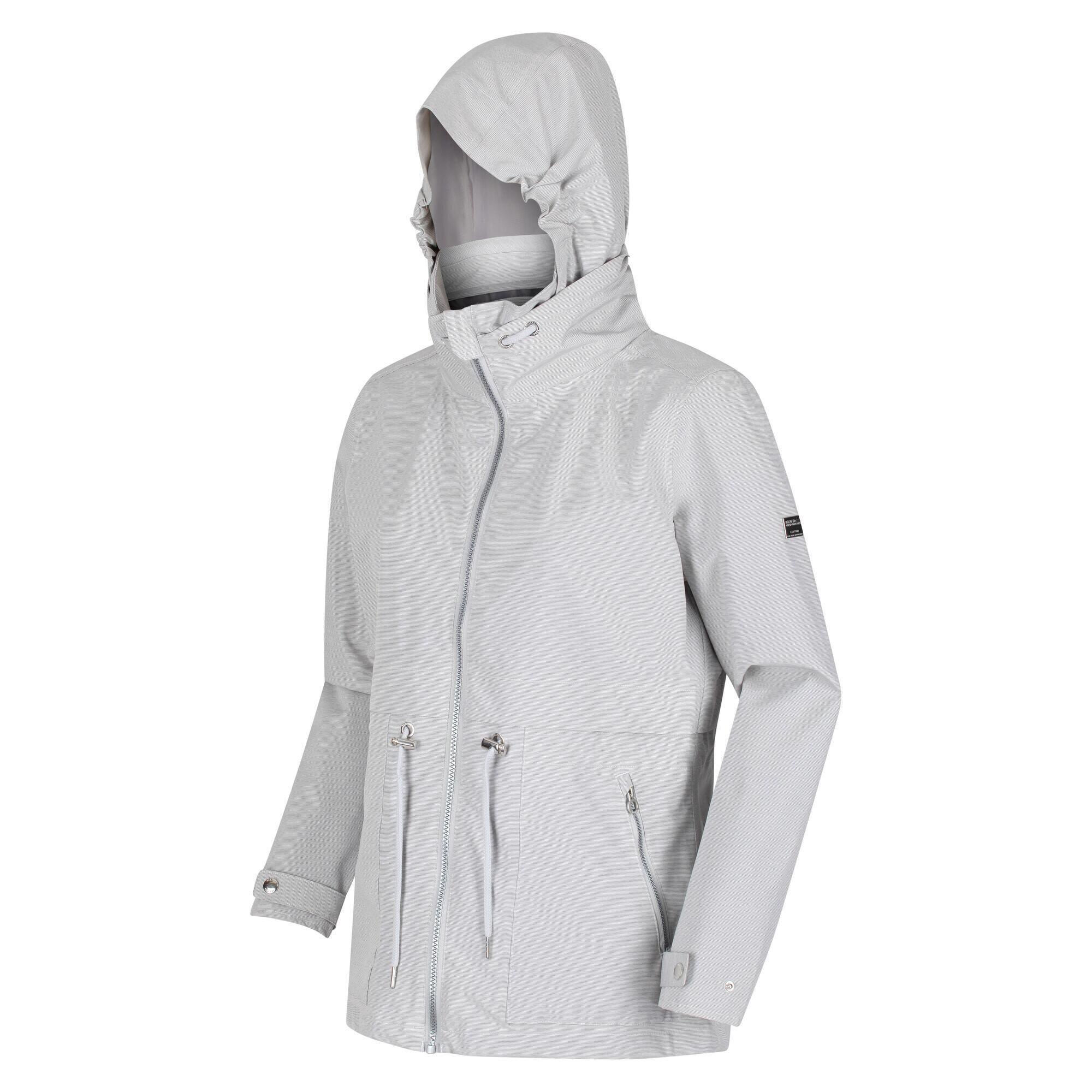 Womens/Ladies Nadira Waterproof Jacket (Silver Grey) 4/5