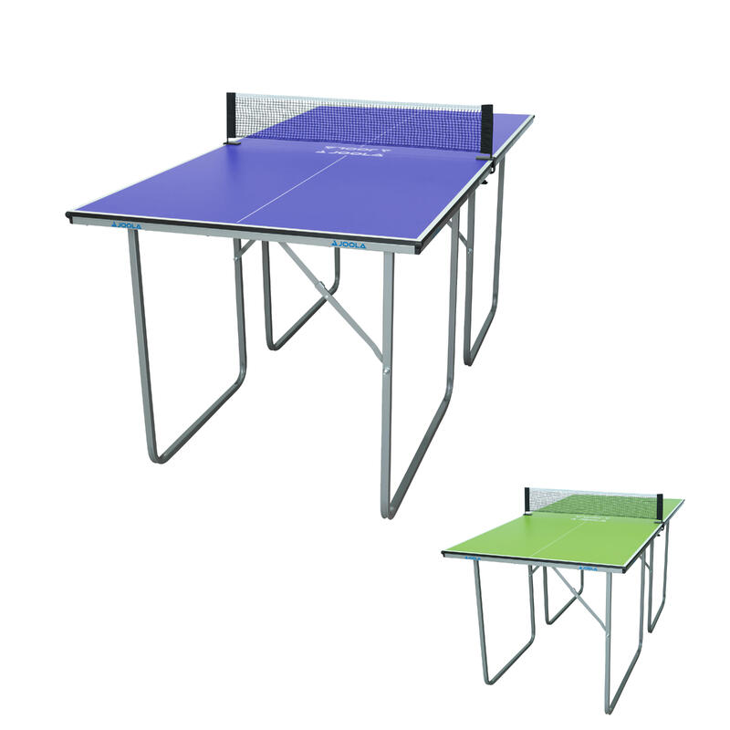 MESA DE TENIS DE MESA PING PONG MIDSIZE INDOOR MEDIUM FOLDABLE BLEU