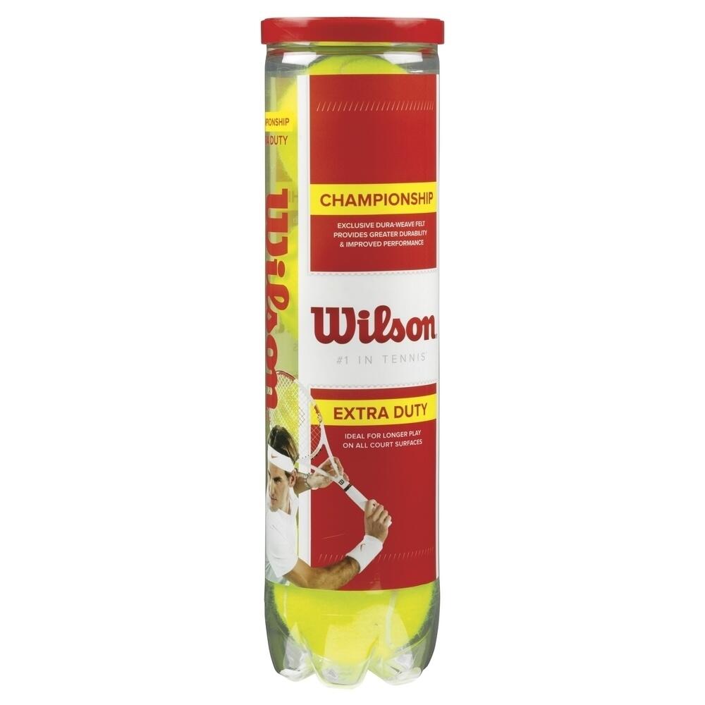 Championship Tennis Balls (Pack of 4) (Yellow) 2/4