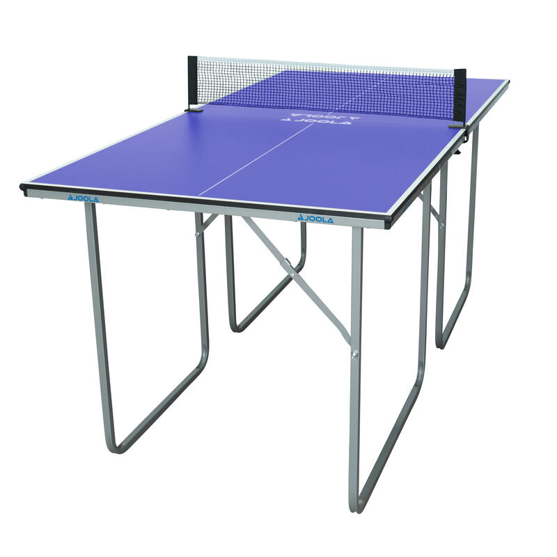 Tafeltennistafel ping pong midsize indoor medium blauw