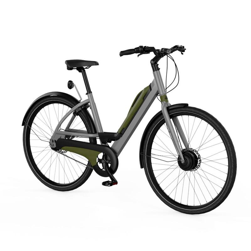 Vélo électrique sportive, leger, faible entretien, cadre bas, 5-vitesse, 80km