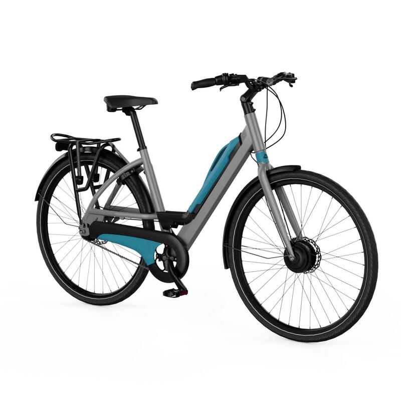 Vélo électrique leger, faible entretien, complet, cadre bas, 5-vitesse, 125km