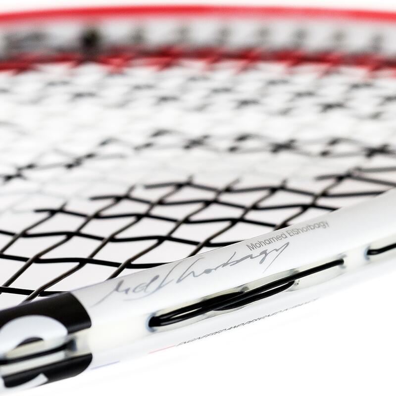 Carboflex 130 Airshaft 2021 Volwassenen Squashracket - Wit/Rood