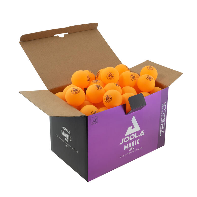 Balles de tennis de table Magic ABS 40+ x72 orange