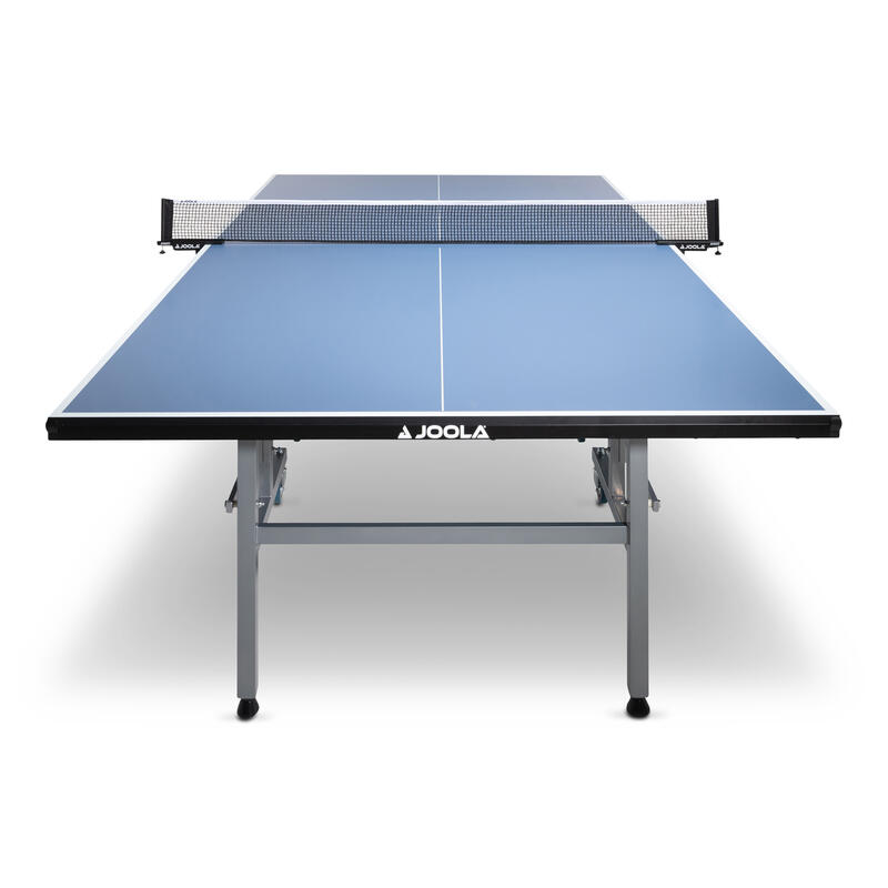 Table de tennis de table Transport indoor chassis pliable bleu