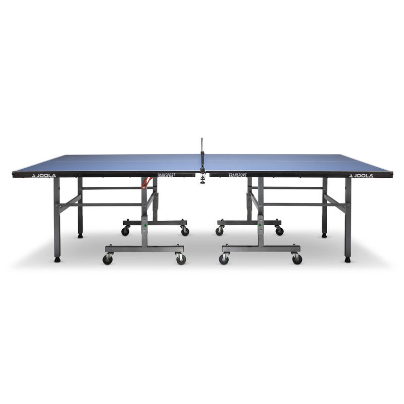 Table de tennis de table Transport indoor chassis pliable bleu