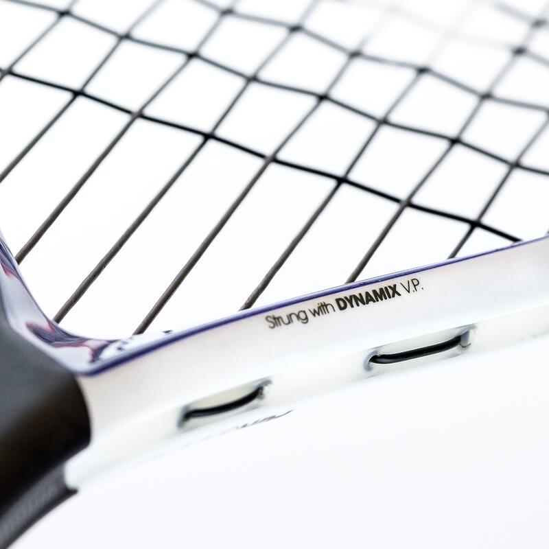 Carboflex 125 Airshaft 2021 Volwassenen Squashracket - Wit/Blauw