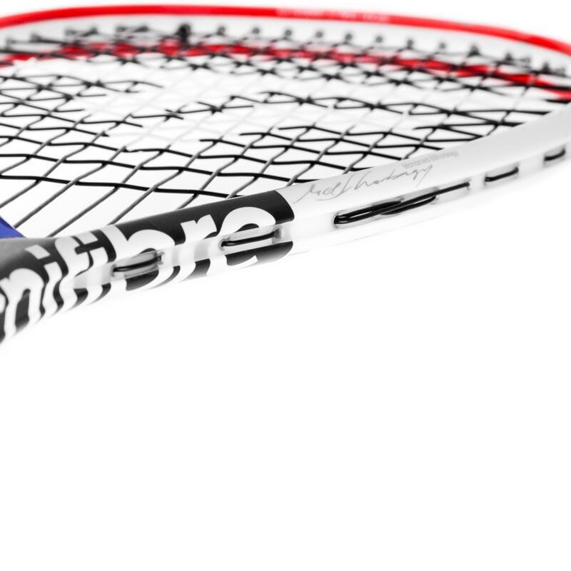 Carboflex 125 Airshaft 2021 Volwassenen Squashracket - Wit/Blauw