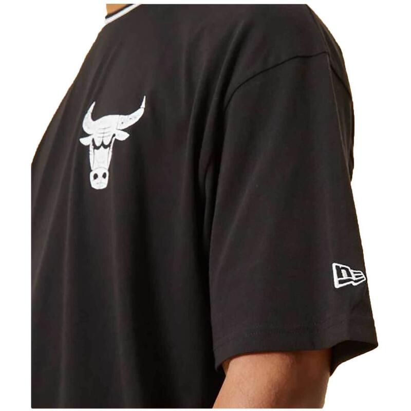 T-shirt New Era Chicago Bulls, Noir, Hommes