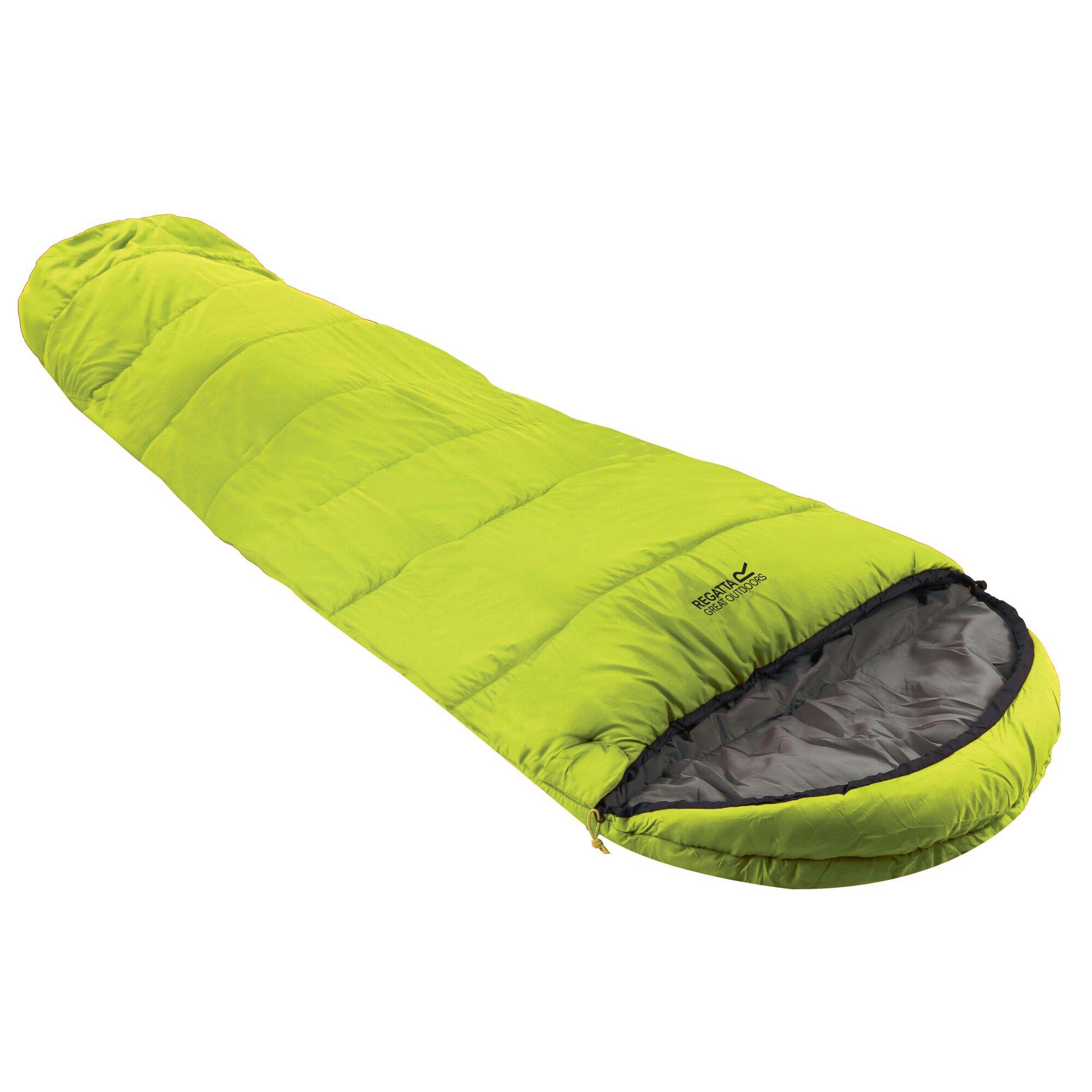 REGATTA Montegra 200 Adults' Camping Sleeping Bag - Citron Lime