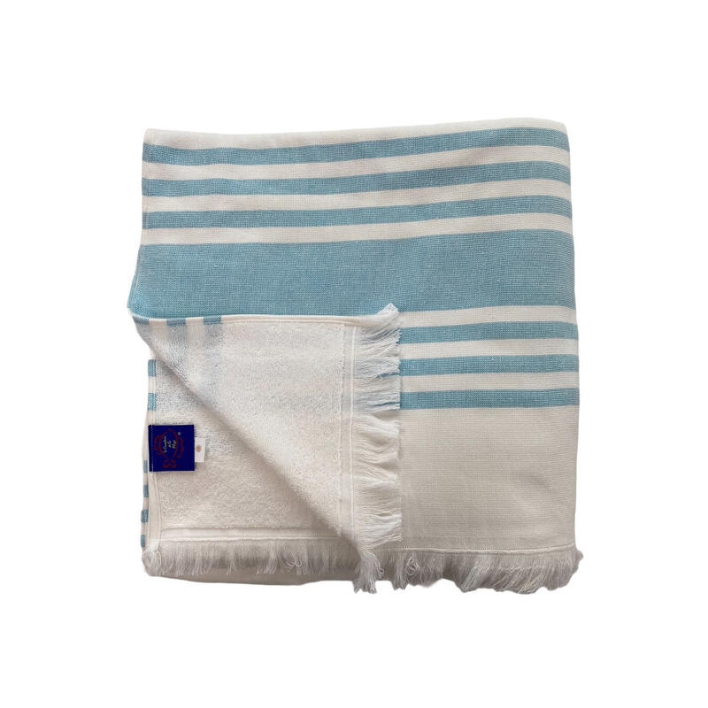 Karabuk Cotton Fouta Turquoise XL 150 x 180 cm 400 gm²