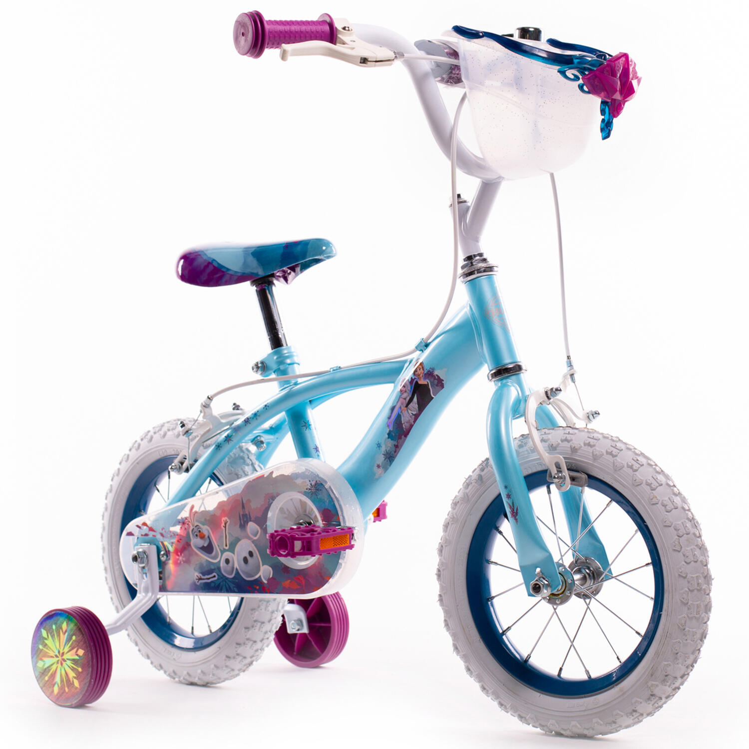Huffy Disney Frozen Girls Bike - 12 Inch Wheel 3 - 5 Year Old + Stabilisers 1/8