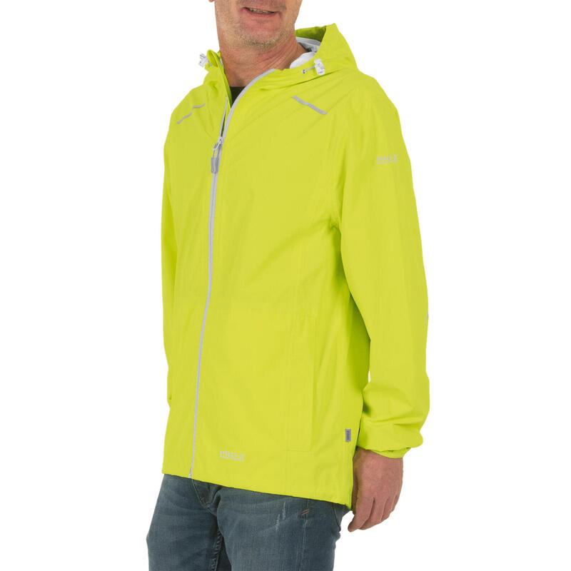 Fietsjack Tour heren polyamide neon-geel mt XS