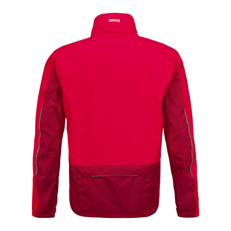 Outdoorjas Lennard heren polyamide rood mt L