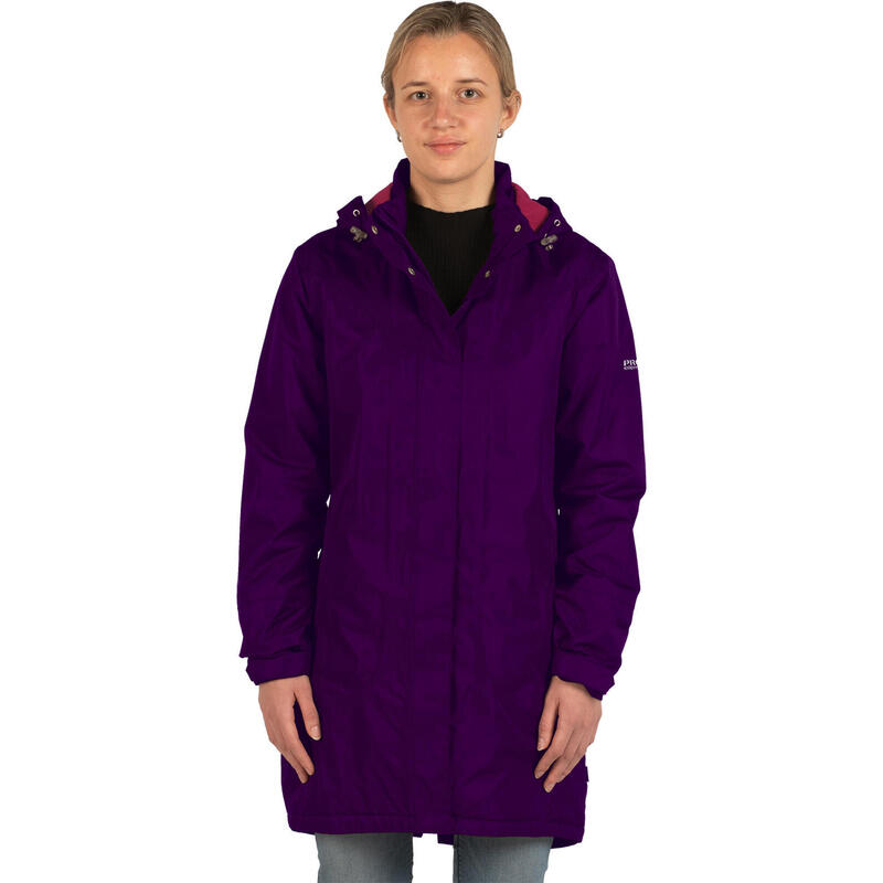 Outdoorjas Claire dames polyester paars maat 44