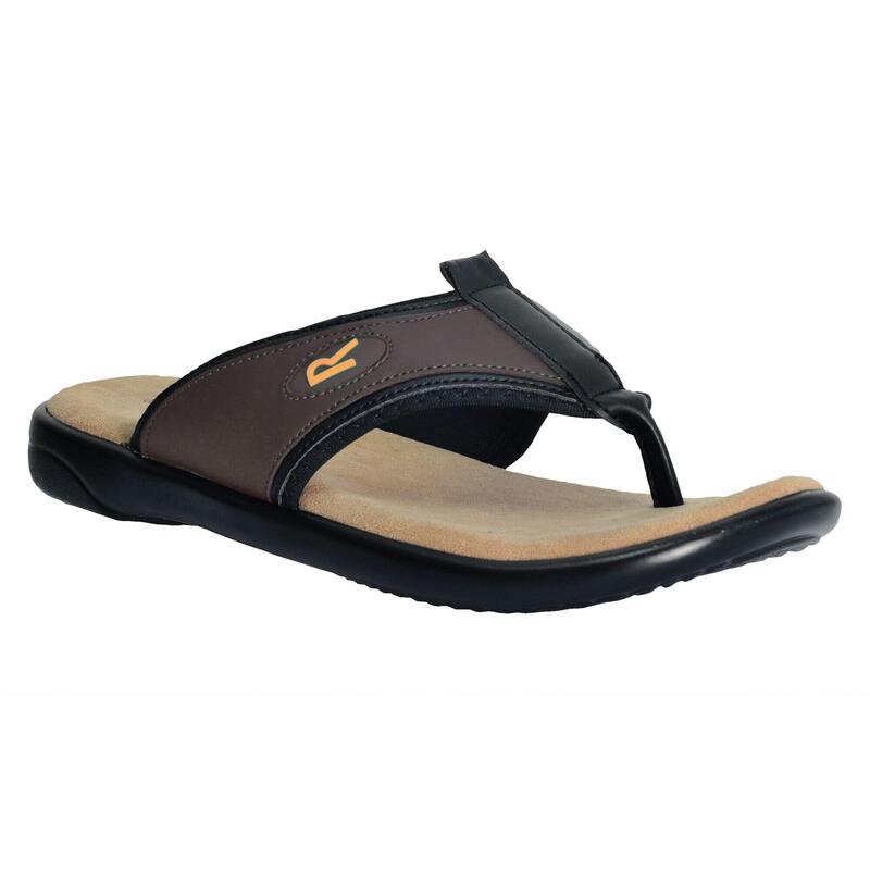 Sandalias Travis Slipon para Hombre Negro, Marrón