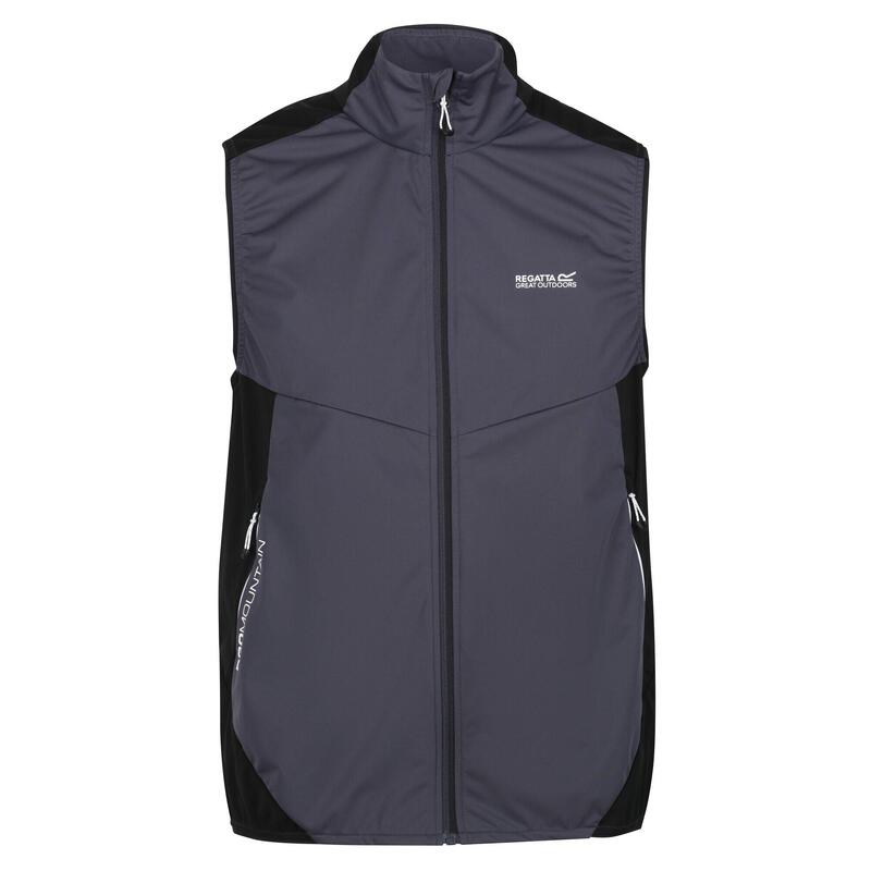 Gilet Imbottito Uomo Regatta Lankin IV Grigio India Nero