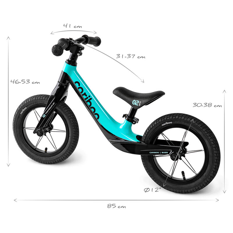 Bicicletă de echilibru pentru copii Cariboo Magnesium Air