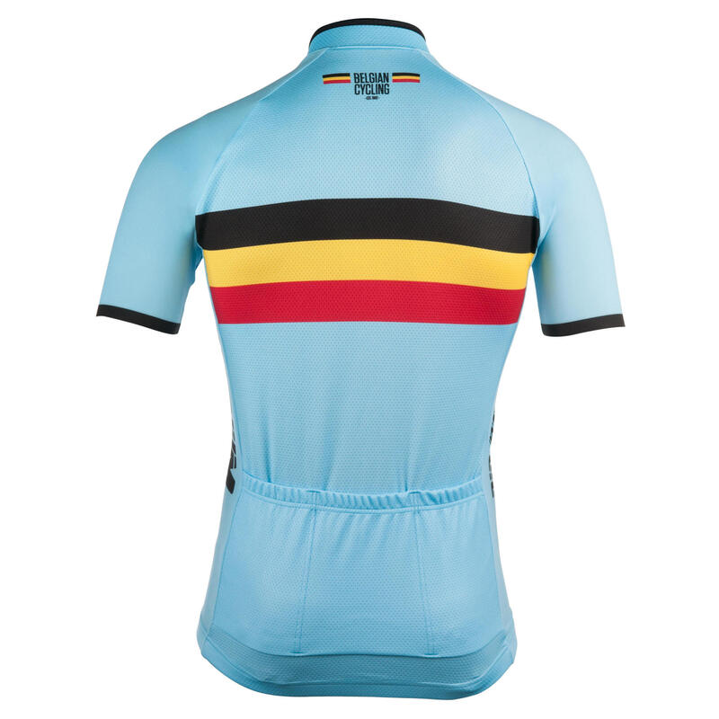 Maillot Cycliste - Bleu - Unisexe - Officiel Equipe Belgique