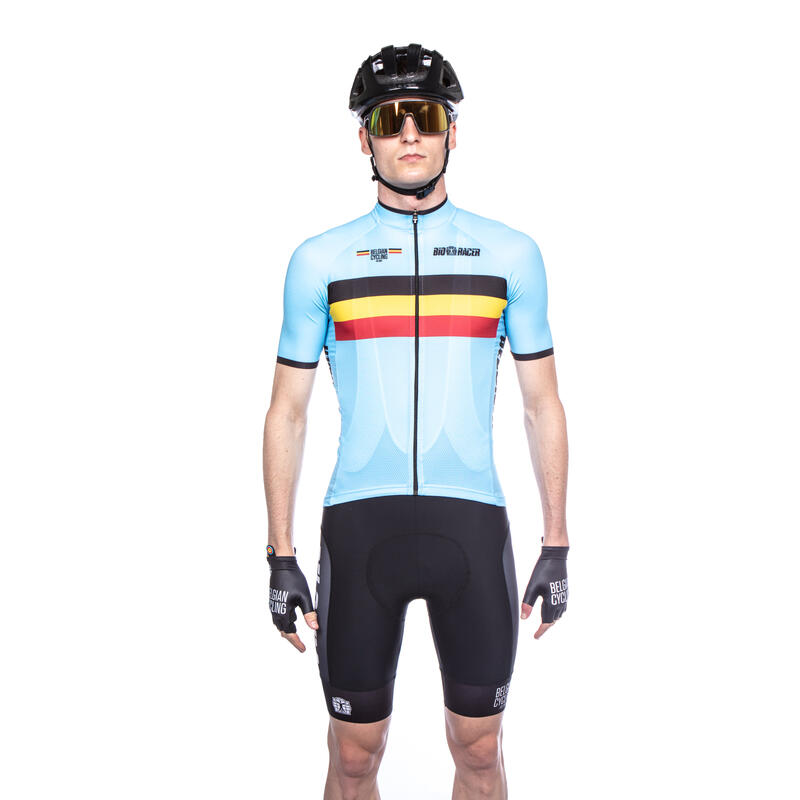 Maillot Cycliste - Bleu - Unisexe - Officiel Equipe Belgique