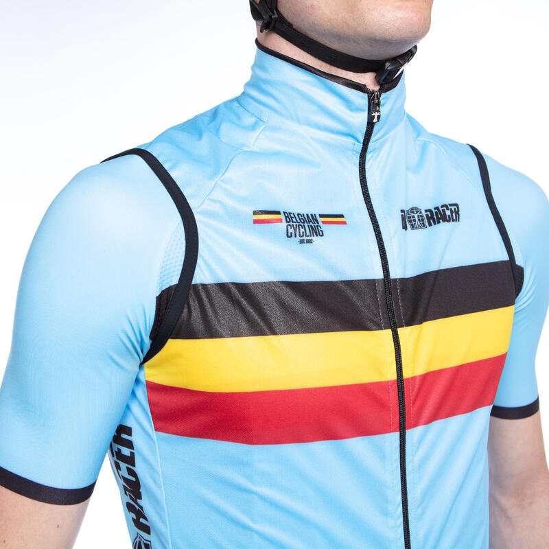 Maillot Cycliste sans Manches - Bleu - Officiel Equipe Belgique (2022)