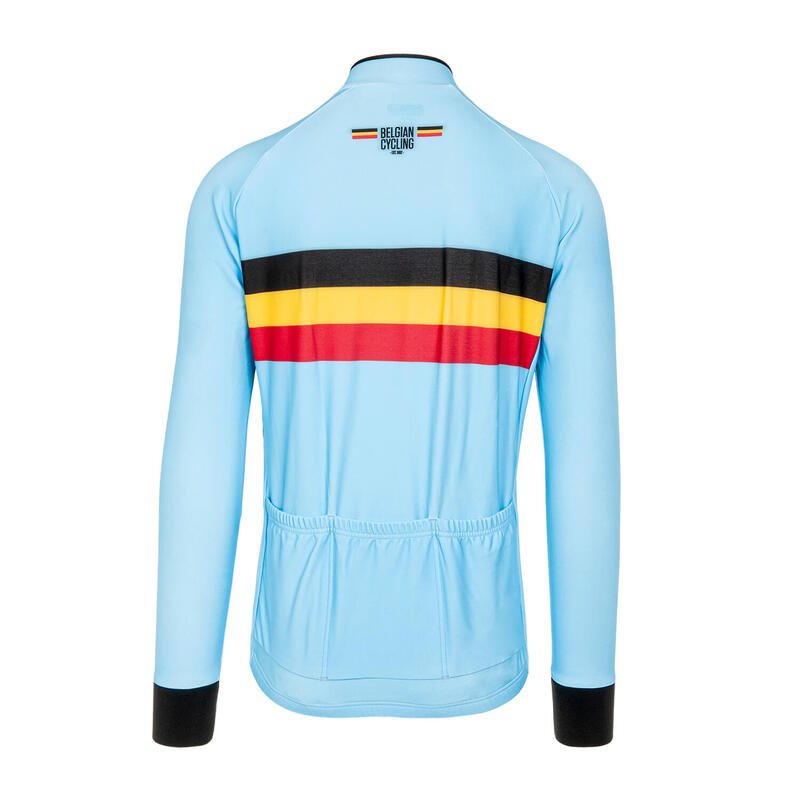 Maillot Cycliste - Bleu - Unisexe - Officiel Equipe Belgique Tempest
