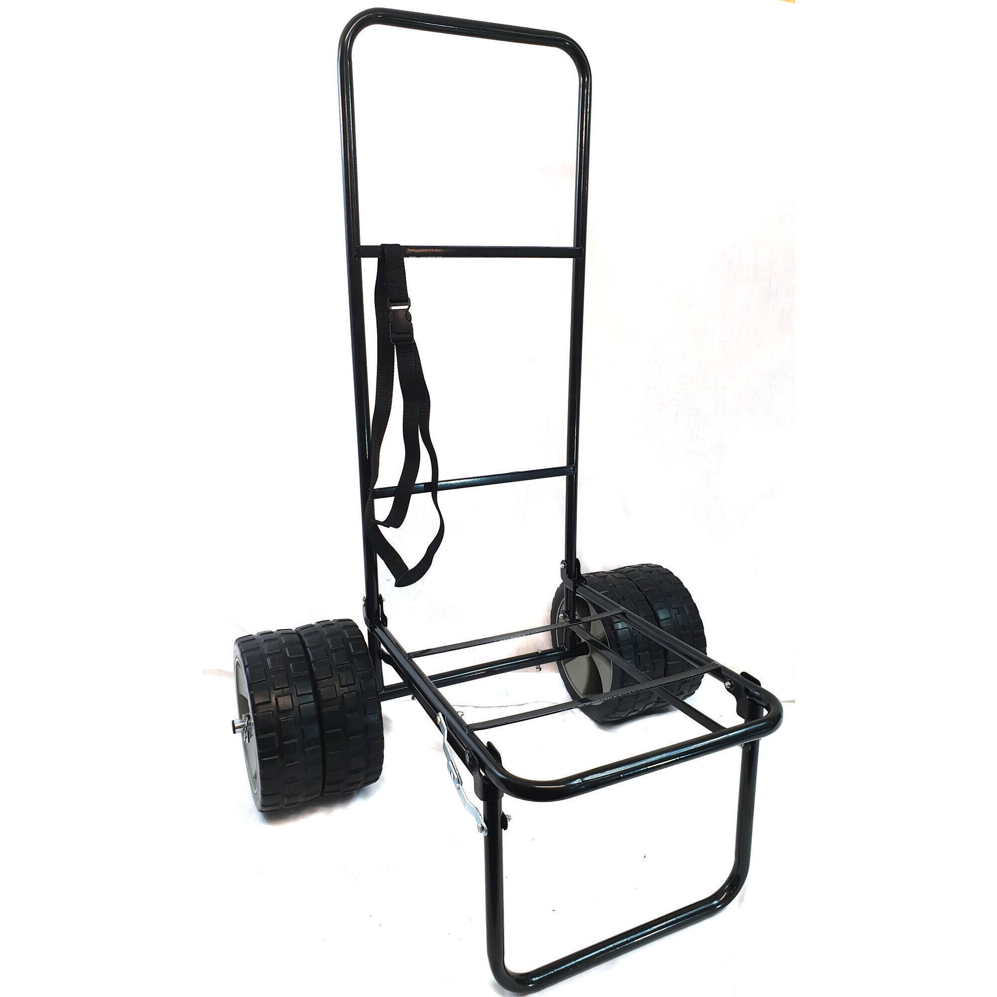 BISON Big Wheel Folding Camping, Fishing or Festival Trolley  4 Wheel LGP