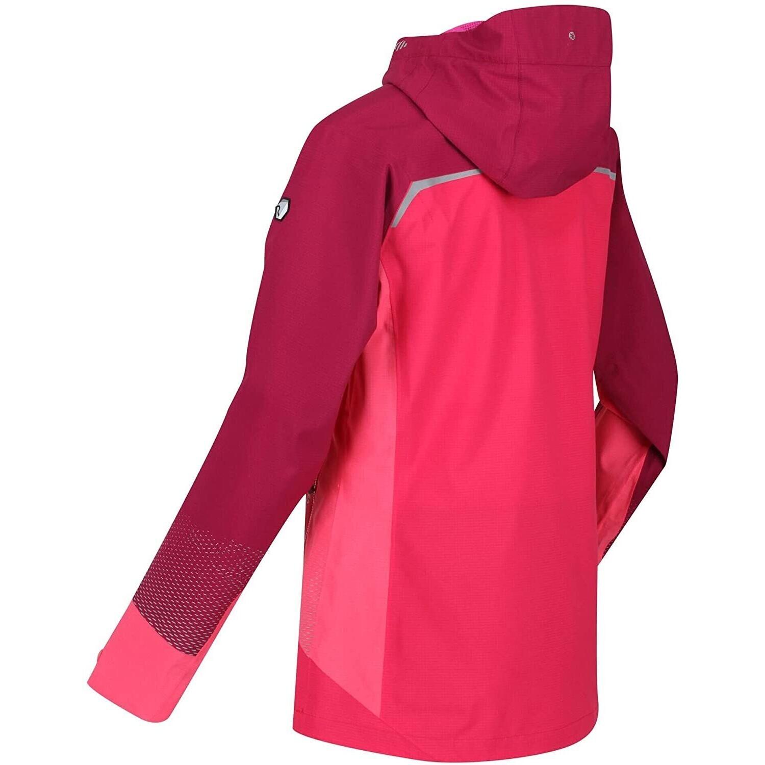 Womens/Ladies Highton Pro Waterproof Jacket (Rethink Pink/Wild Plum) 3/5