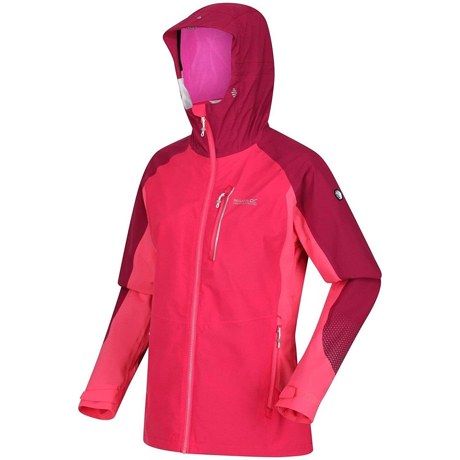 Womens/Ladies Highton Pro Waterproof Jacket (Rethink Pink/Wild Plum) 4/5