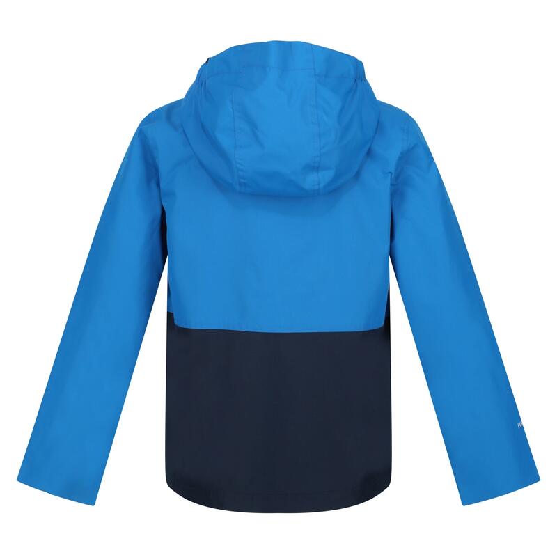 "Hywell" Jacke, wasserfest für Kinder Königsblau/Marineblau