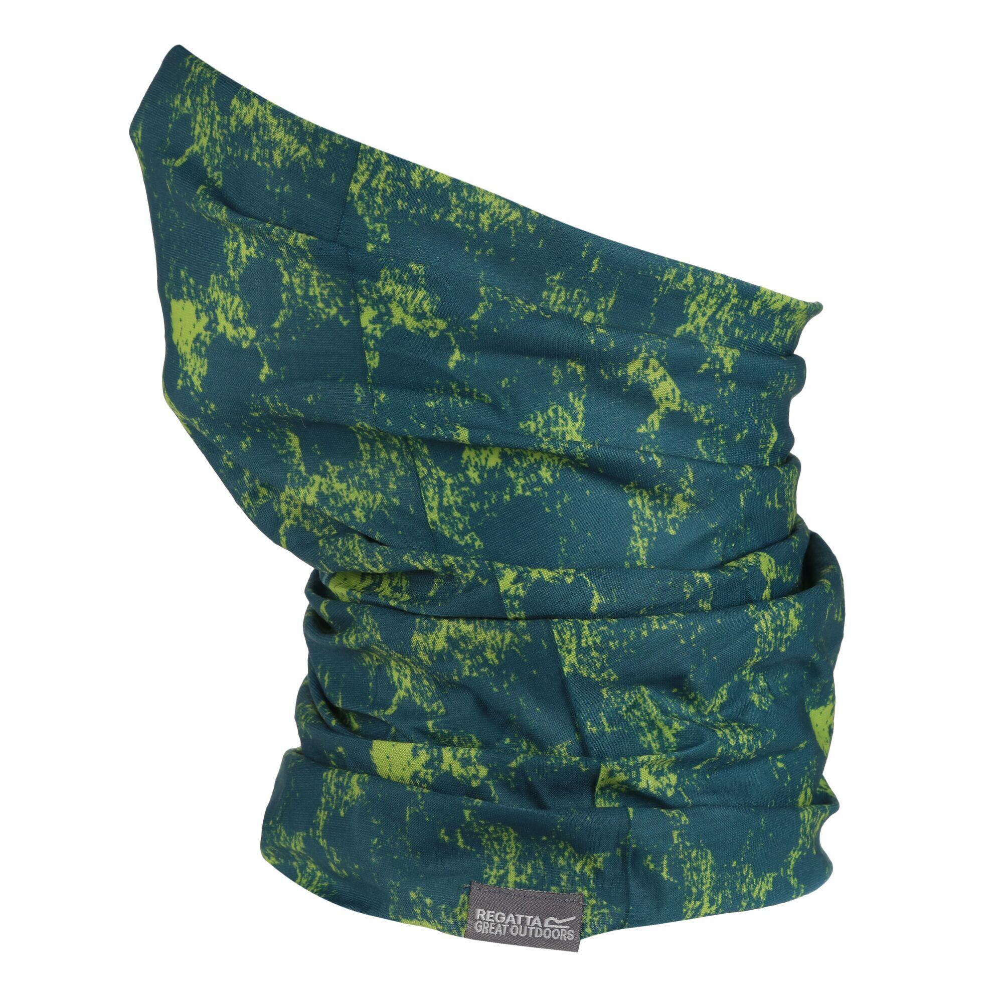 Childrens/Kids Distressed Snood (Pacific Green) 1/4
