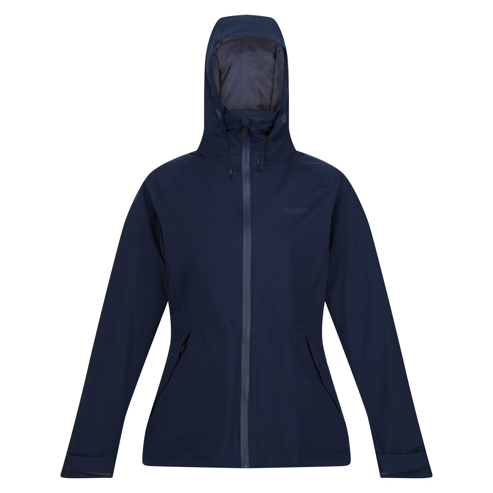 Womens/Ladies Rolton Waterproof Jacket (Navy) 1/5