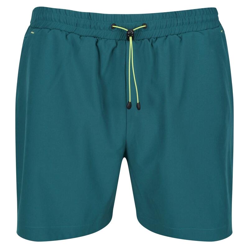 Mens Hilston 2 in 1 Shorts (Pacific Green)