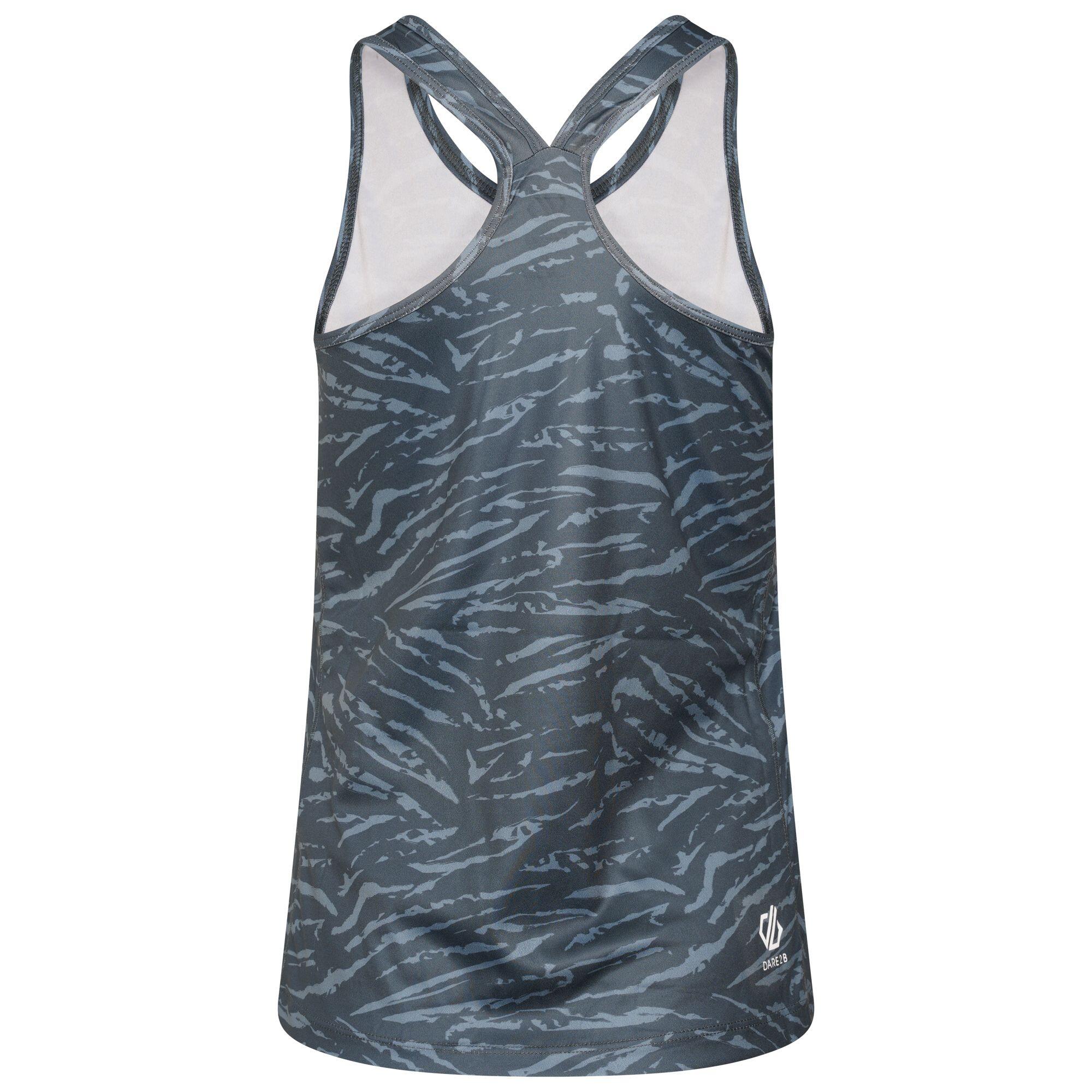 Womens/Ladies Ardency II Tiger Print Recycled Vest (Orion Grey) 2/5