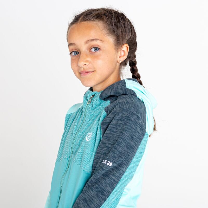 Veste à capuche HERO Enfant (Bleu ciel / Turquoise)