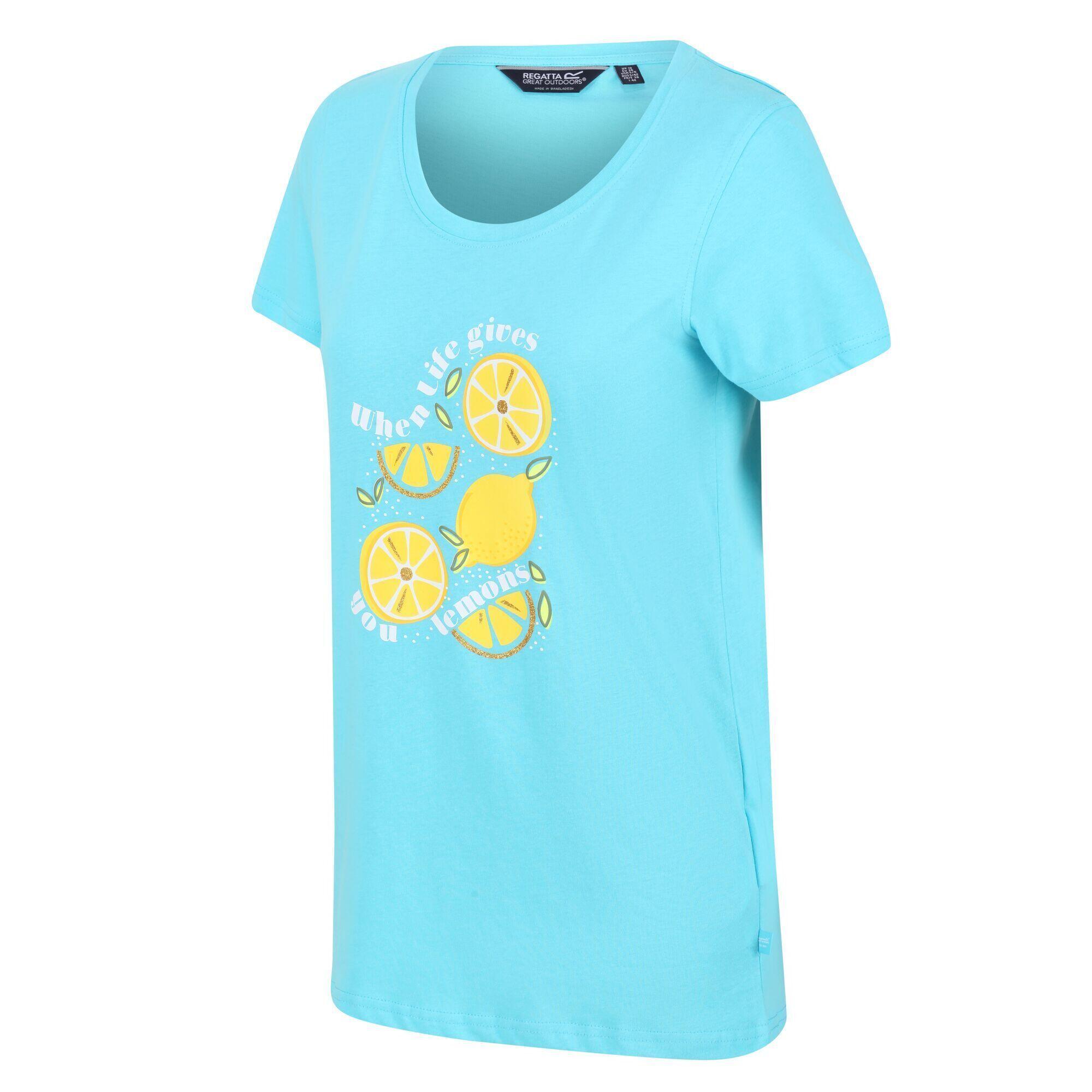 Womens/Ladies Filandra VI Lemon TShirt (Seascape) 4/5