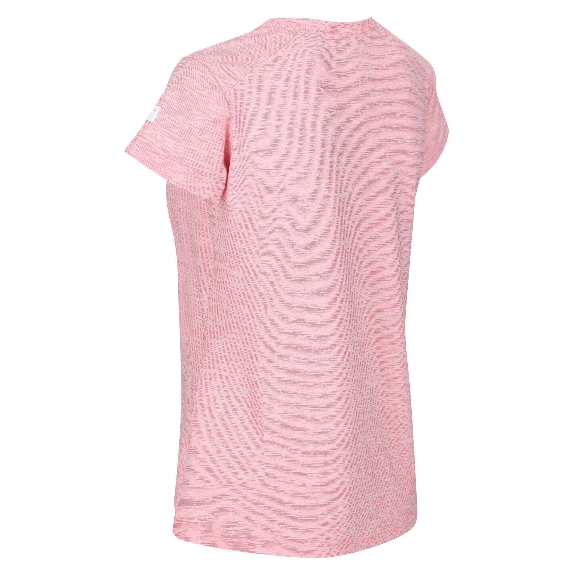 Womens/Ladies Limonite V TShirt (Tropical Pink) 4/5