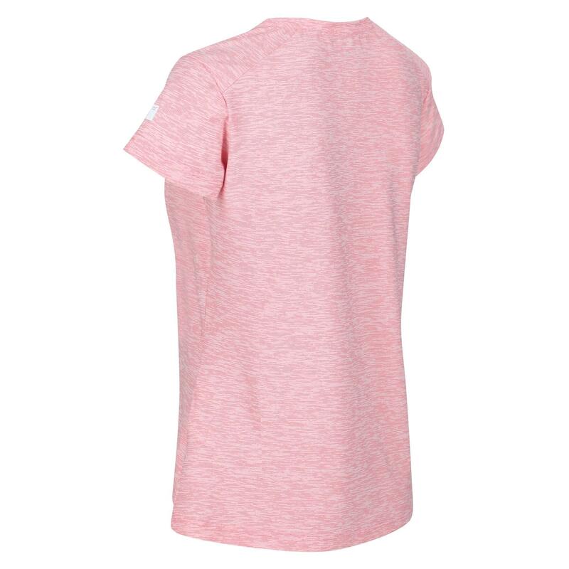 T-Shirt Limonite V Mulher Rosa Tropical