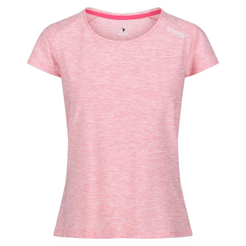 T-Shirt Limonite V Mulher Rosa Tropical