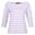 Tshirt POLEXIA Femme (Lilas pastel / Blanc)