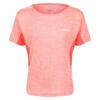 Camiseta Takson III Jaspeada para Niños/Niñas Coral Fusión, Melocotón Neón