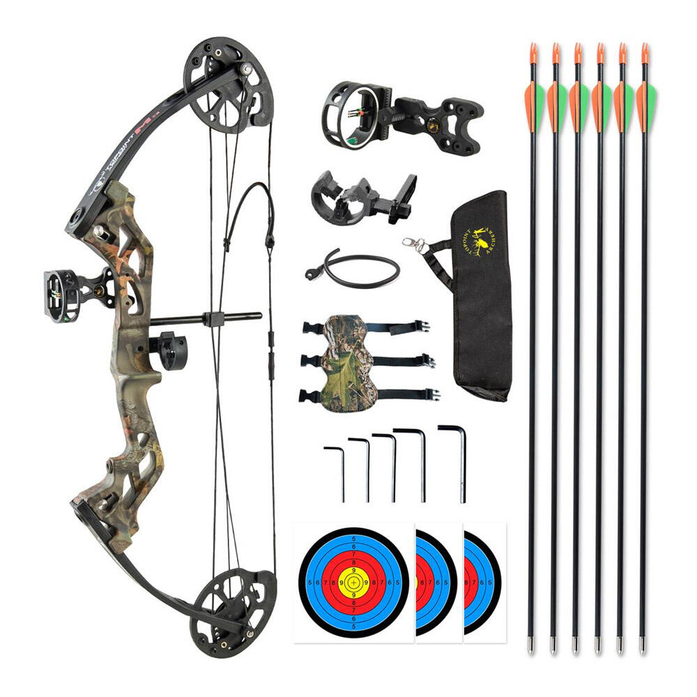 TOPOINT M3 Junior Bow Package, Right Handed, Camo