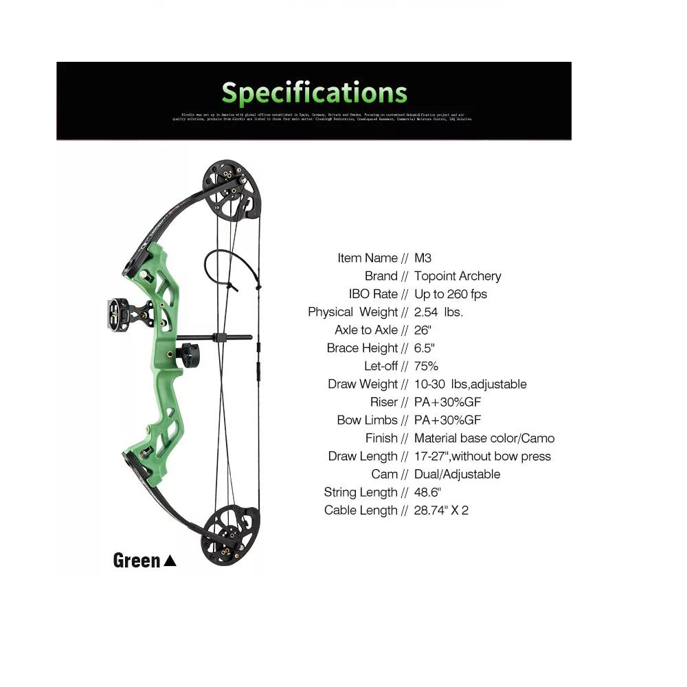 M3 Junior Bow Package, Right Handed, Camo 2/2