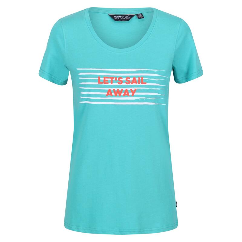 Tshirt FILANDRA Femme (Turquoise vif)