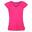Dames Francine Vhals Tshirt (Fusion Roze)
