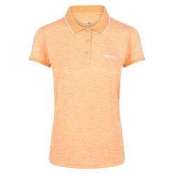 Polo manches courtes REMEX Femme (Orange clair)