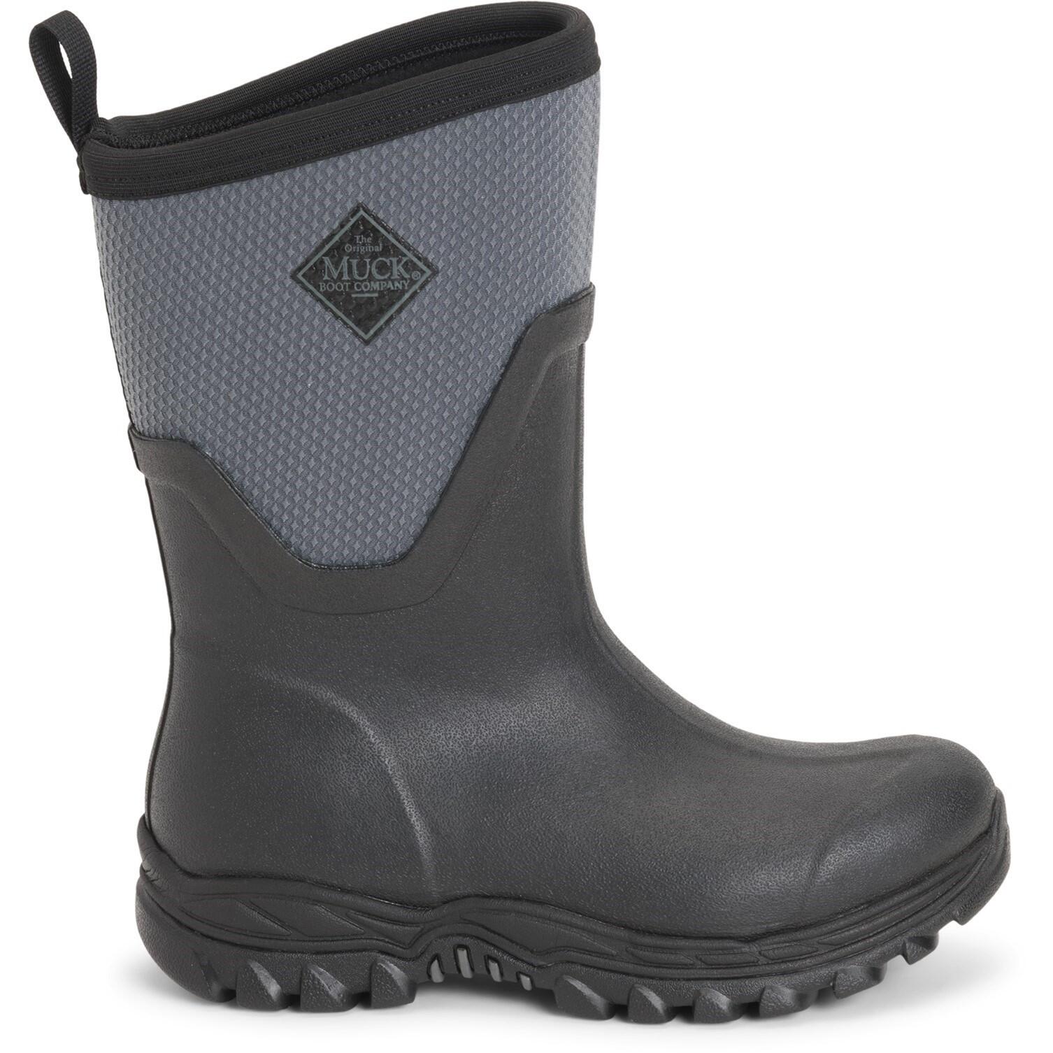 MUCK BOOTS Arctic Sport Mid Textile/Weather Wellingtons BLACK